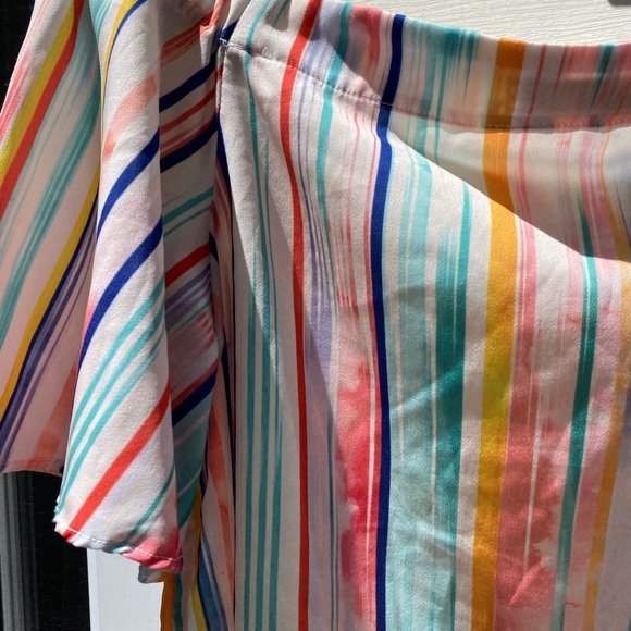 Do + Be striped off the shoulder blouse small - Picture 7 of 7